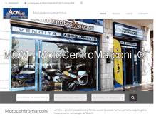 Tablet Screenshot of motocentromarconi.it